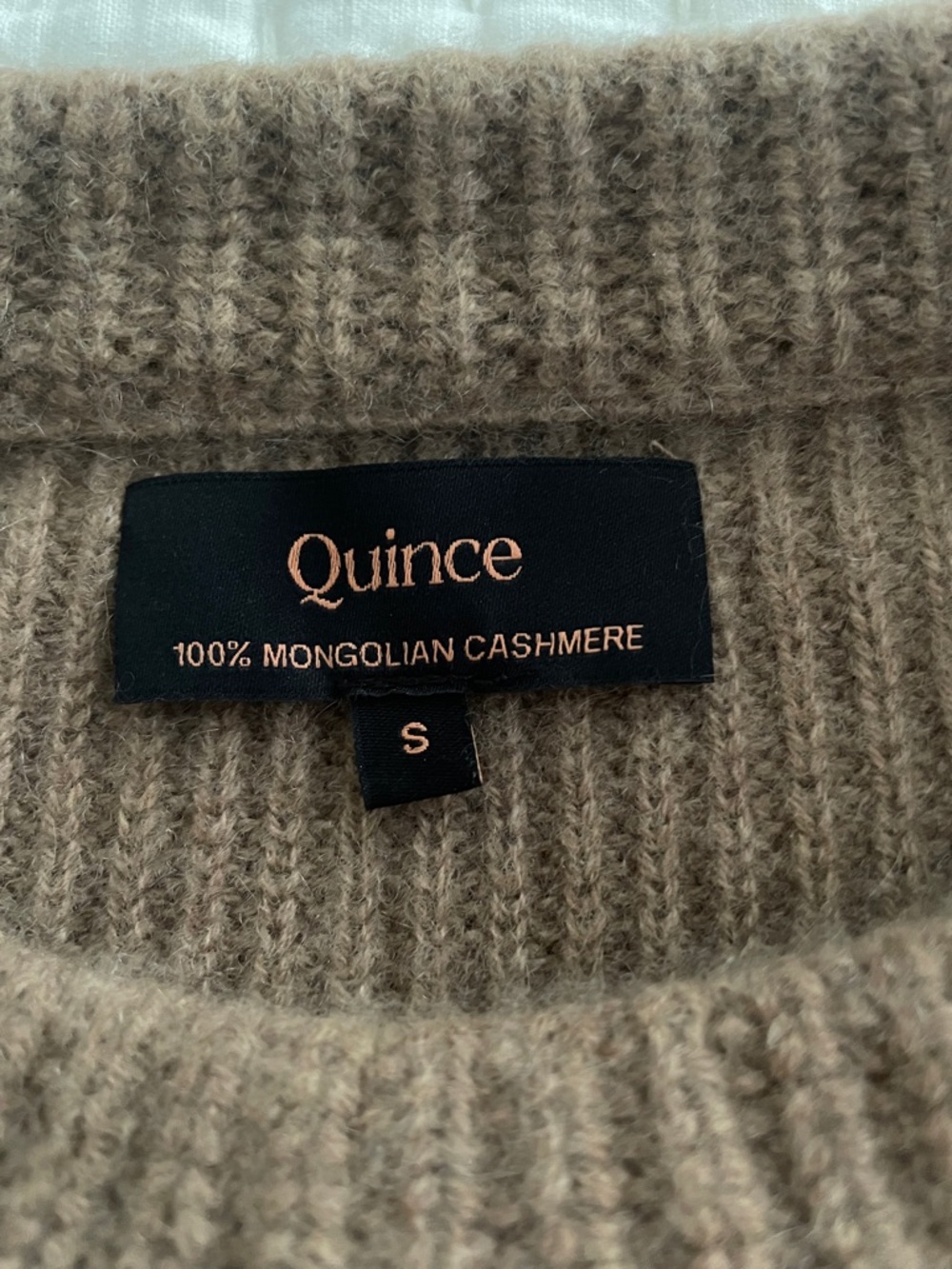 Quince Mongolian Cashmere Fisherman Sweater - Picture 3 of 7
